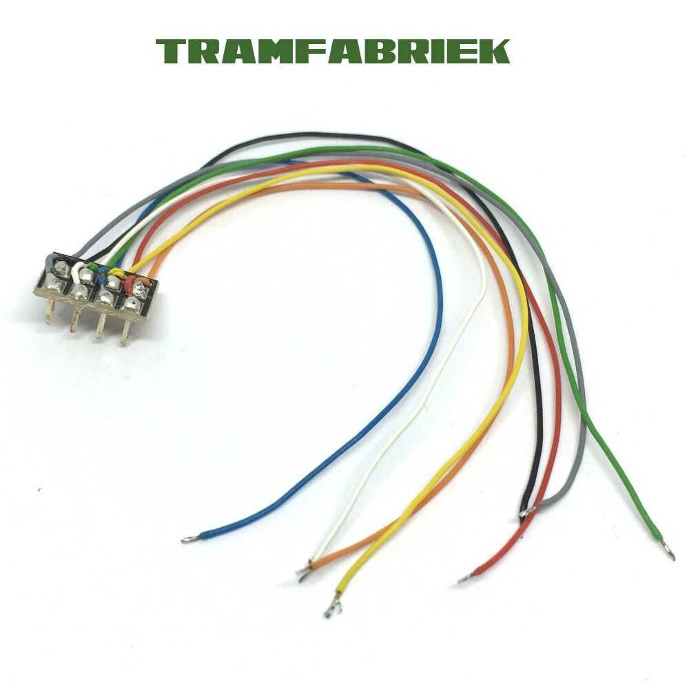 NEM 652 plug + 8 wires