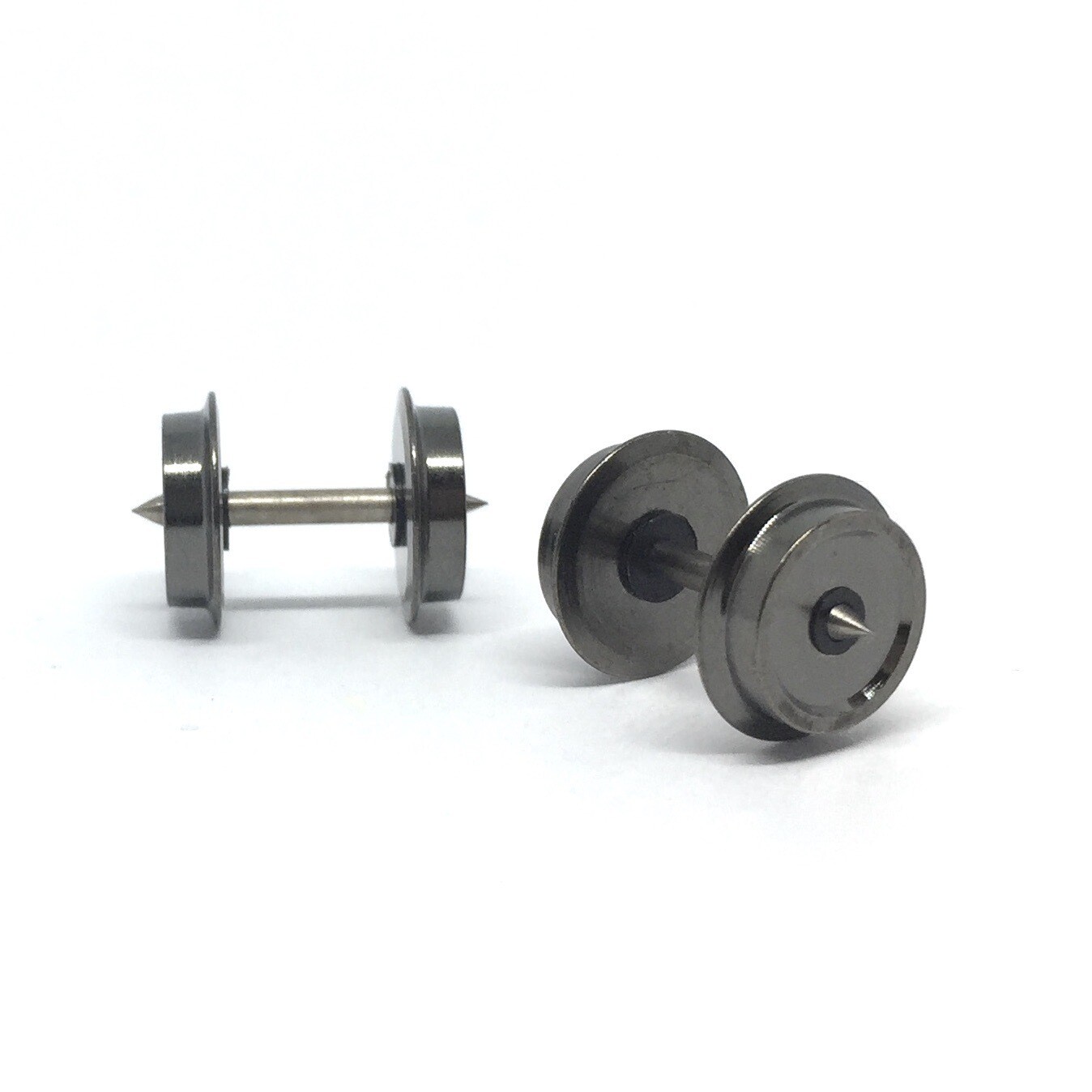 8.3 mm disc wheel set RP25 (2 axles) H0e. Axle 1.5mm x 15.0mm. Both side isolated