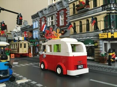 Lego VW camper van instructions