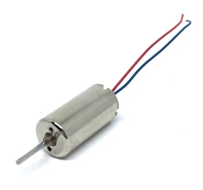 12V Coreless Mini Motor 8 x 16 mm (One long shaft)