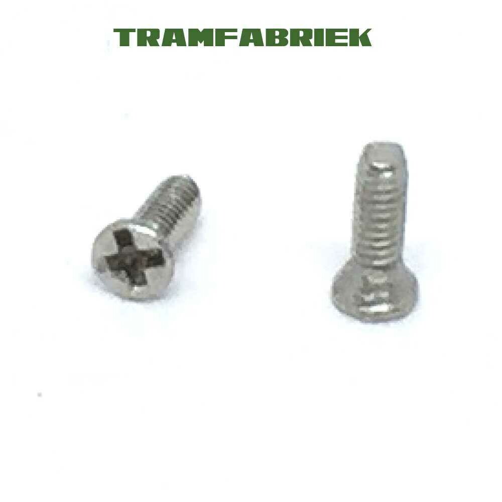 M1.2 screws L4 mm Cross head Countersunk (10 pieces)
