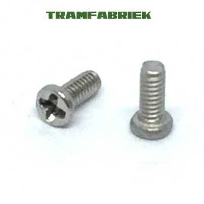 M1.2 screws L4 mm Cross head Cheesehead (10 pieces)