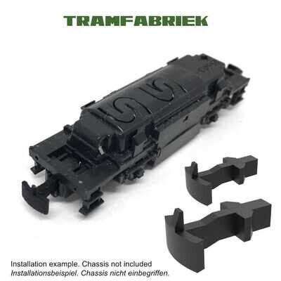 COUPLINGS OO9/H0e (2) for Kato 11-109 and 105/106/107/110