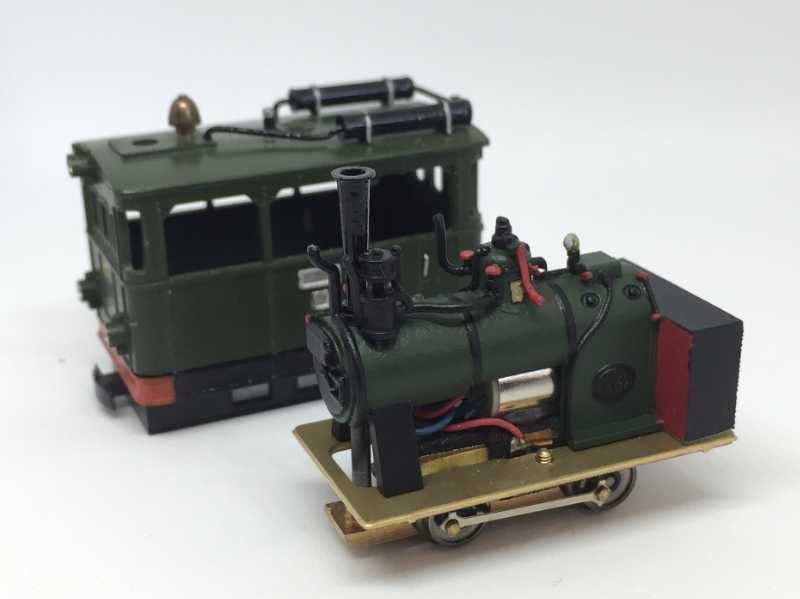 Egger-Bahn OEG 102 motor and interior upgrade