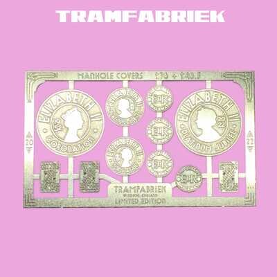 Queen Elizabeth II Platinum Jubilee 1952-2022 Manhole covers LE