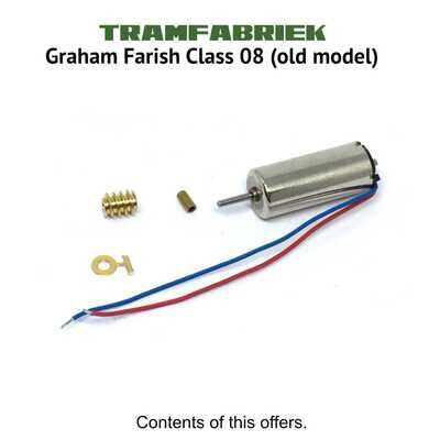 Graham Farish Class 08 (Poole version) - 12V Coreless motor upgrade