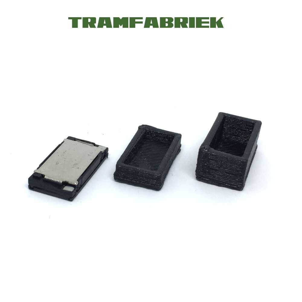 Speaker 8 x 15 x 2.5 mm 7Ω 85dB + 3+6 mm resonator box