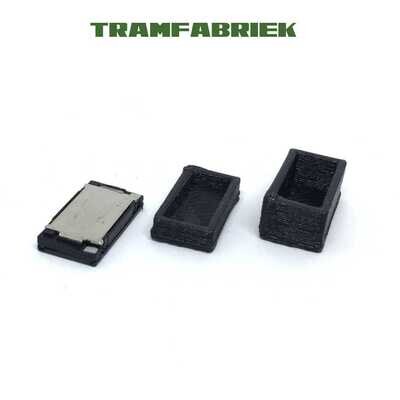 Speaker 8 x 15 x 2.5 mm 7Ω 85dB + 3+6 mm resonator box