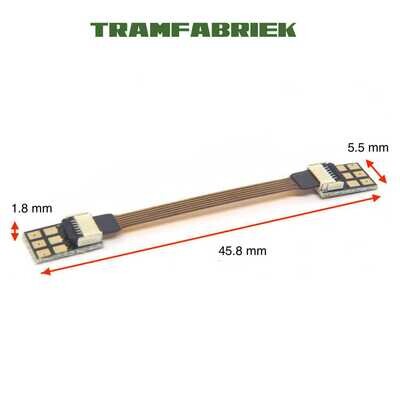 Flex Connector 6PH (2x flat connector) by Train-O-Matic