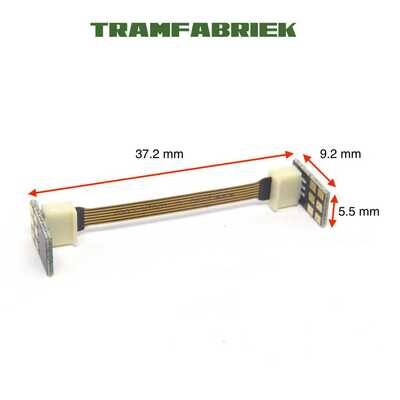 Flex Connector 6PV (2x corner connector) by Train-O-Matic