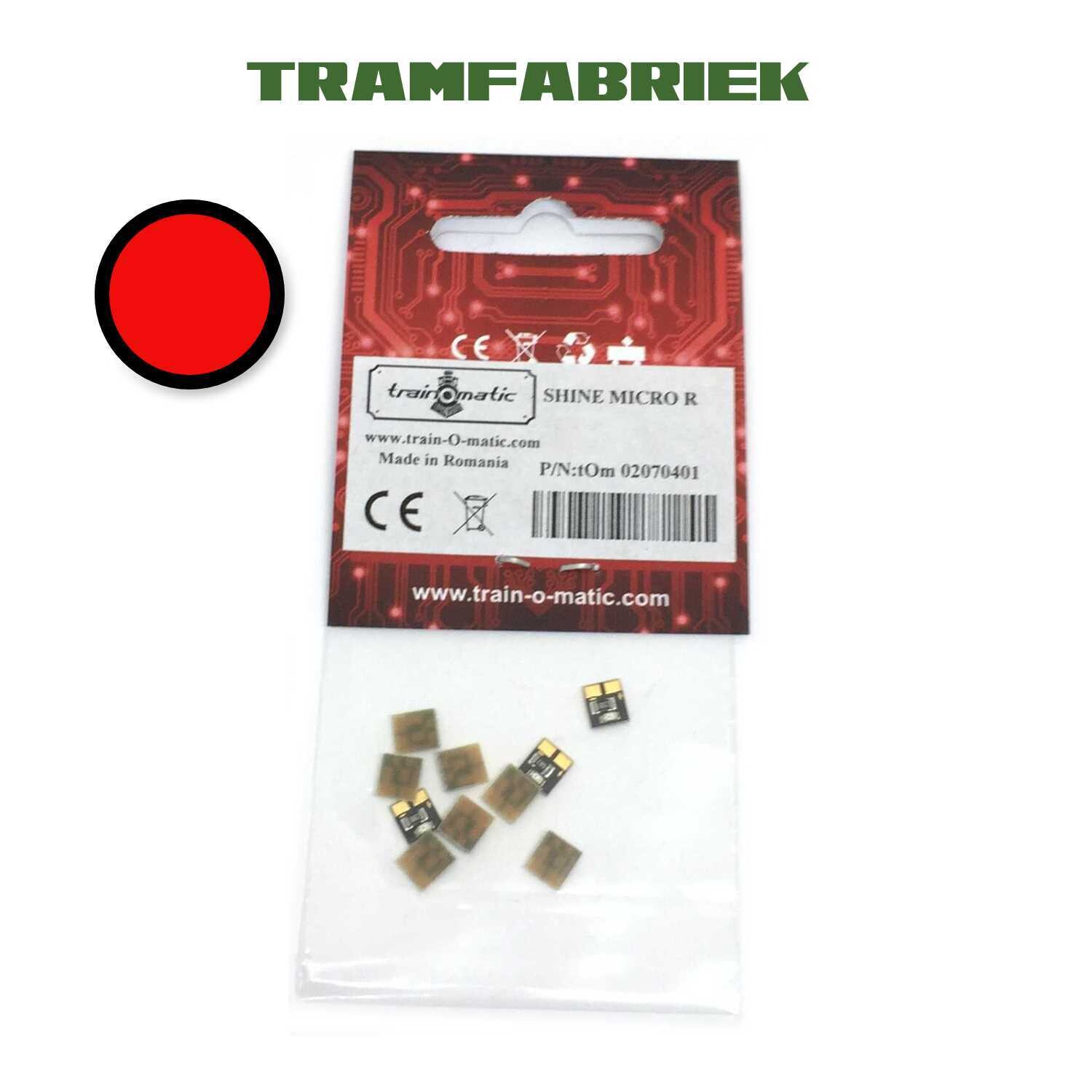Shine Micro Single LED (10 pack), Colour: Red