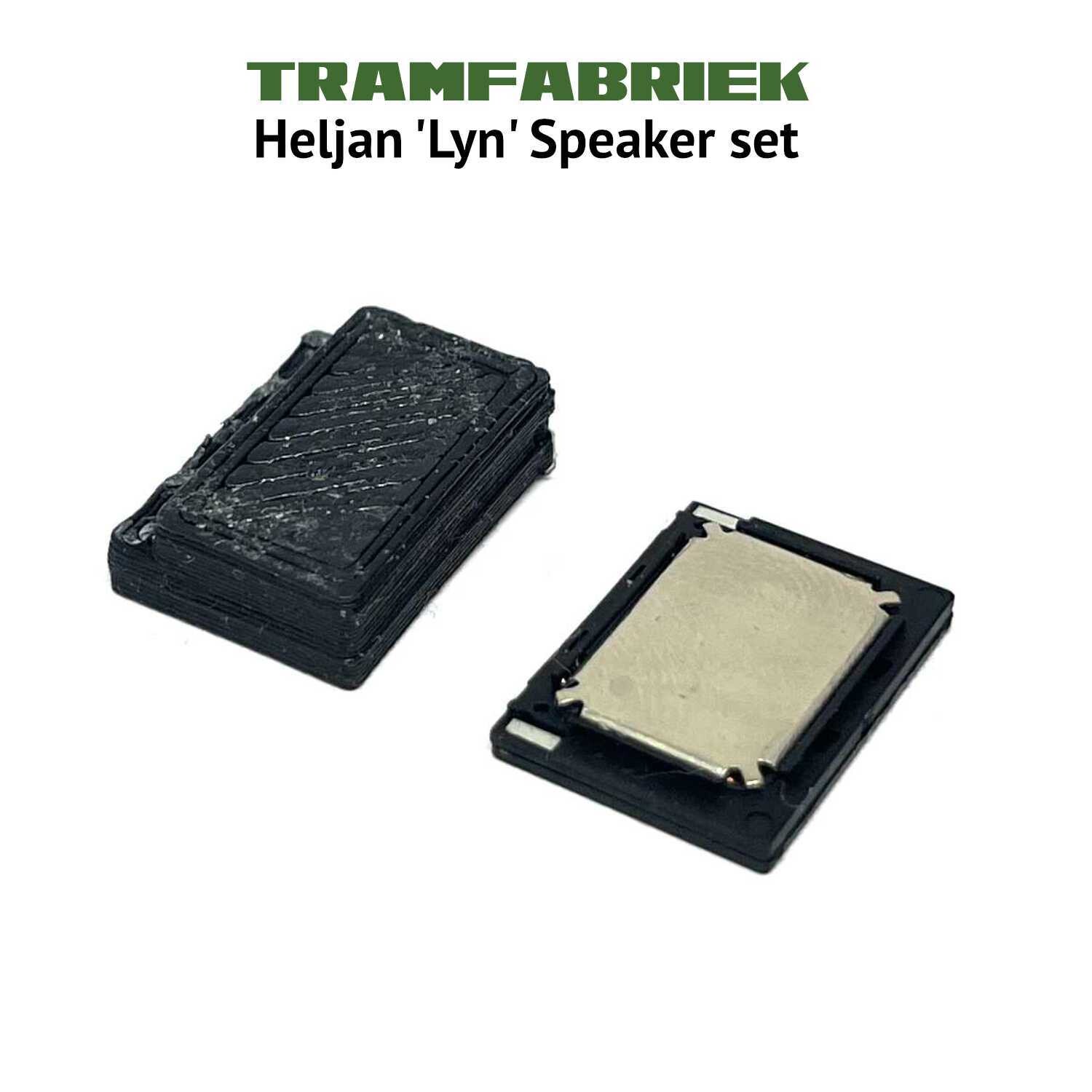 Speaker 18 x 13 with resonator box for Heljan Lyn