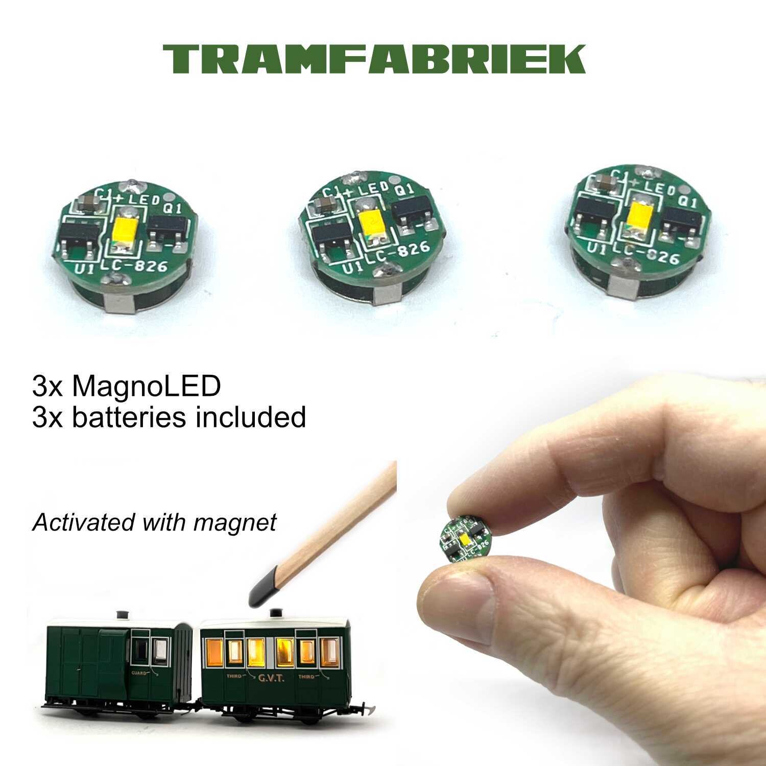 MagnoLED, Pack size: 3x MagnoLEDs (no wand)