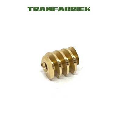 Worm M0.4 for 1.0mm shaft (brass)