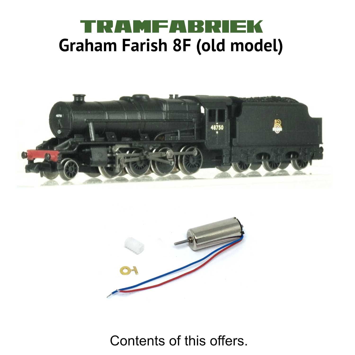 Graham Farish 8F - 12V Coreless motor upgrade