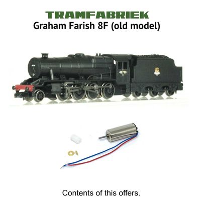 Graham Farish 8F - 12V Coreless motor upgrade