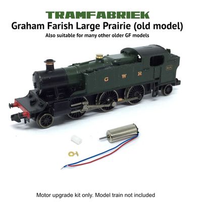 Graham Farish Large Prairie 12V Coreless motor upgrade