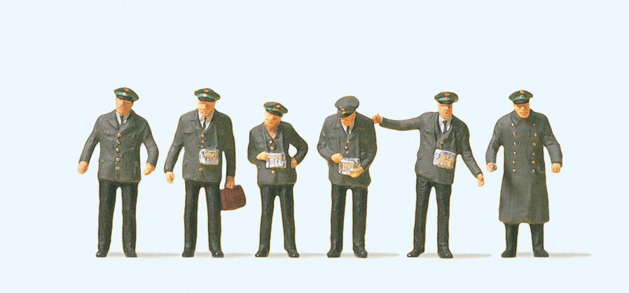 Preiser 10490 Tram staff (6) - Exclusive figure set