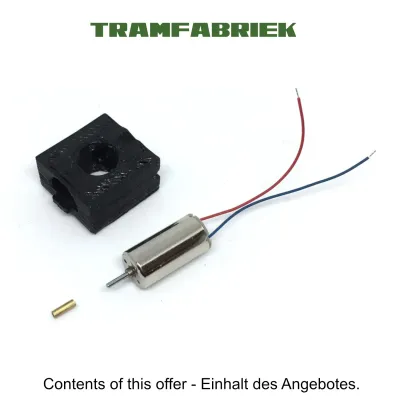 Motor upgrade kit for Bemo VI K/VII K H0e 1006/1008 series