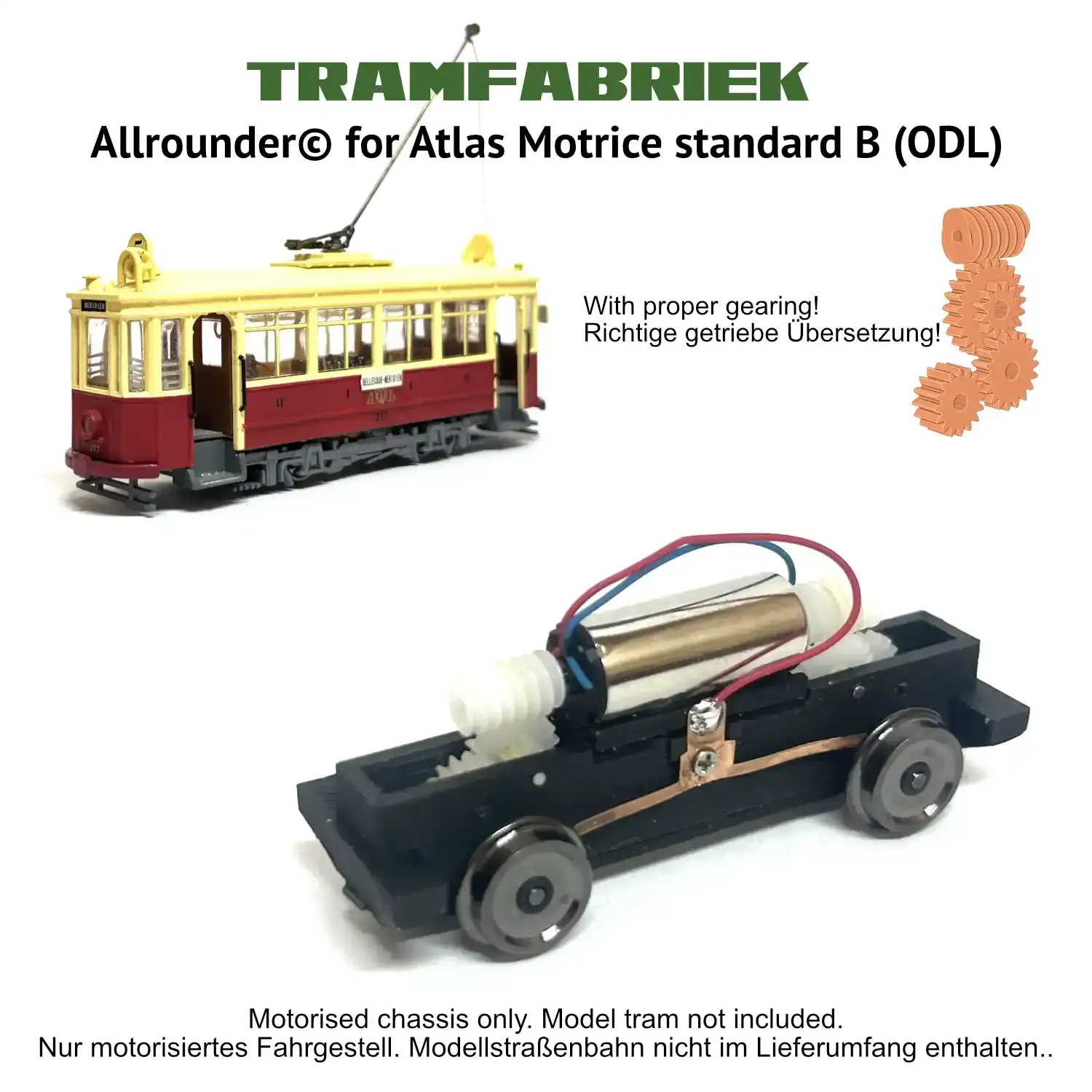 Motorised drive for Atlas Motrice standard B (ODL) Lyon