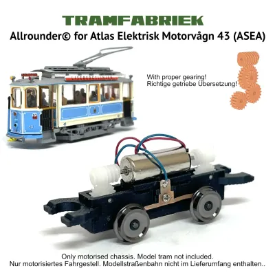 Motorised drive for Atlas ASEA 43 Göteborg