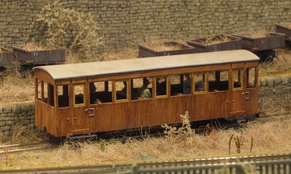 Welsh Highland &#39;Bro Madog&#39; tramway carriage (1:76/1:87)