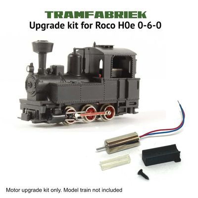 Coreless 12V Mini Motor upgrade kit for Roco H0e Steam locomotive