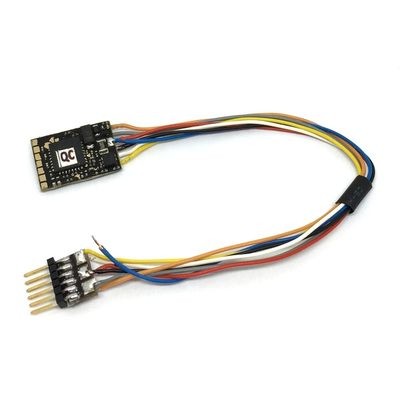 DCC decoder Train-O-Matic Micro 7 wires + 6 pin NEM 651 (WP6)