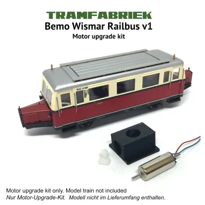 Bemo Wismar Schienenbus Railbus Motor upgrade (Rev A)