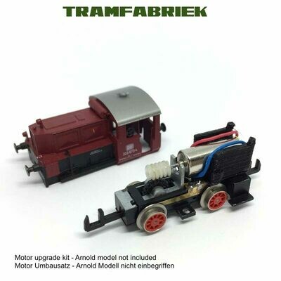 Arnold Köf 12V Glockenanker Motor Umbau