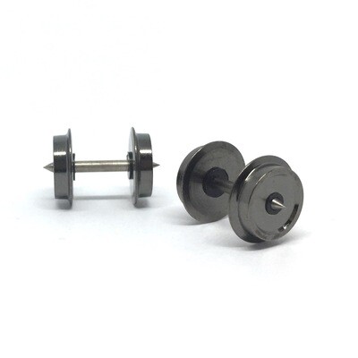 8.3 mm disc wheel set RP25 (2 axles) H0e. Axle 1.5mm x 15.0mm. Both side isolated