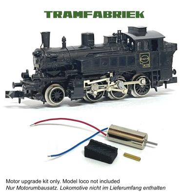 Fleischmann Spur N BR 91 Coreless motor upgrade (7030. 7031)