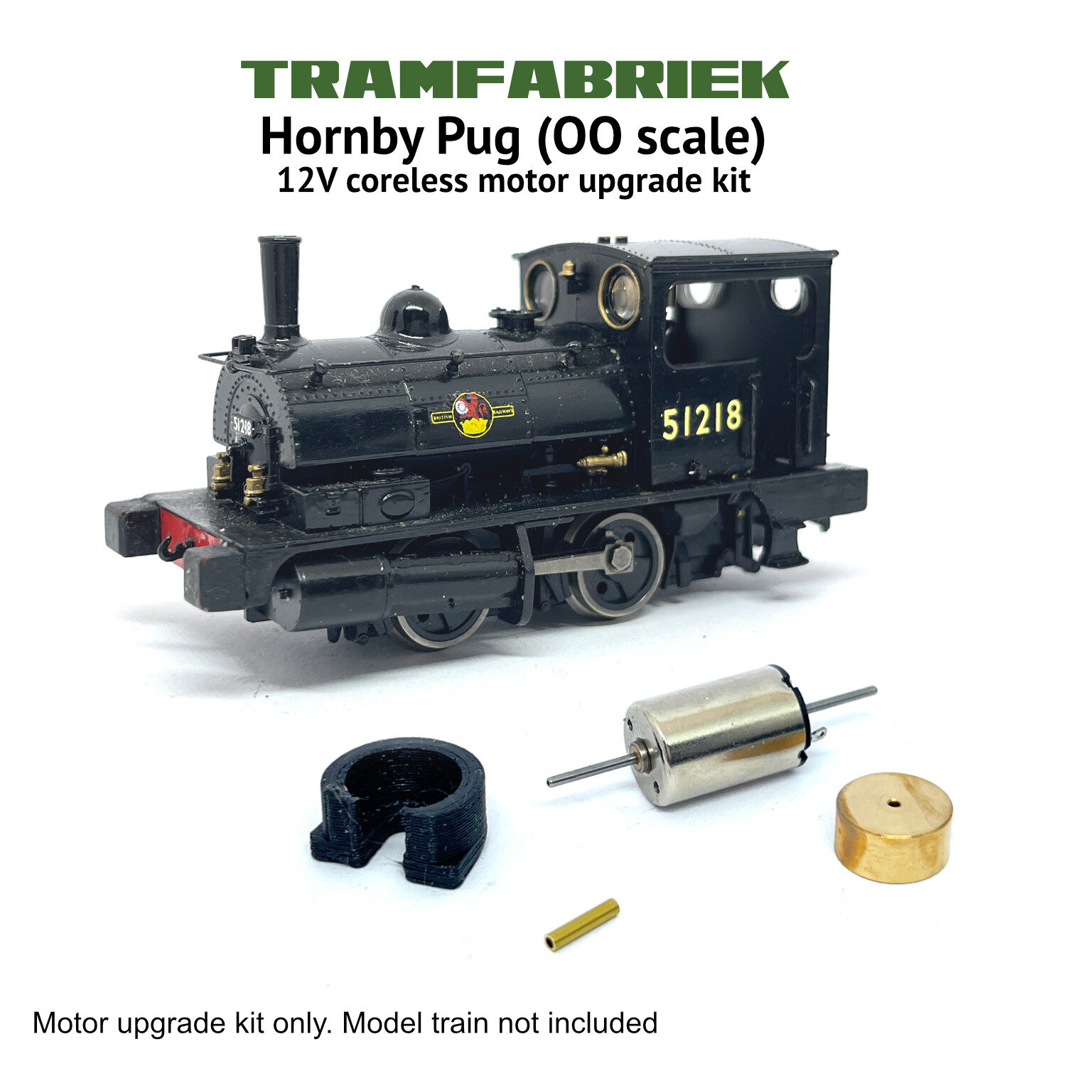 Hornby Pug 12V coreless motor upgrade kit