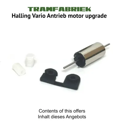 Halling Vario Antrieb Coreless 12V motor upgrade