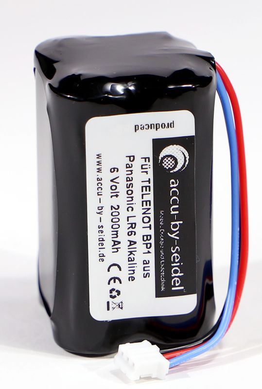 Ersatz - Batterie - Pack gebräuchlich für Telenot BP1 (100056110) Funkalarmanlagen