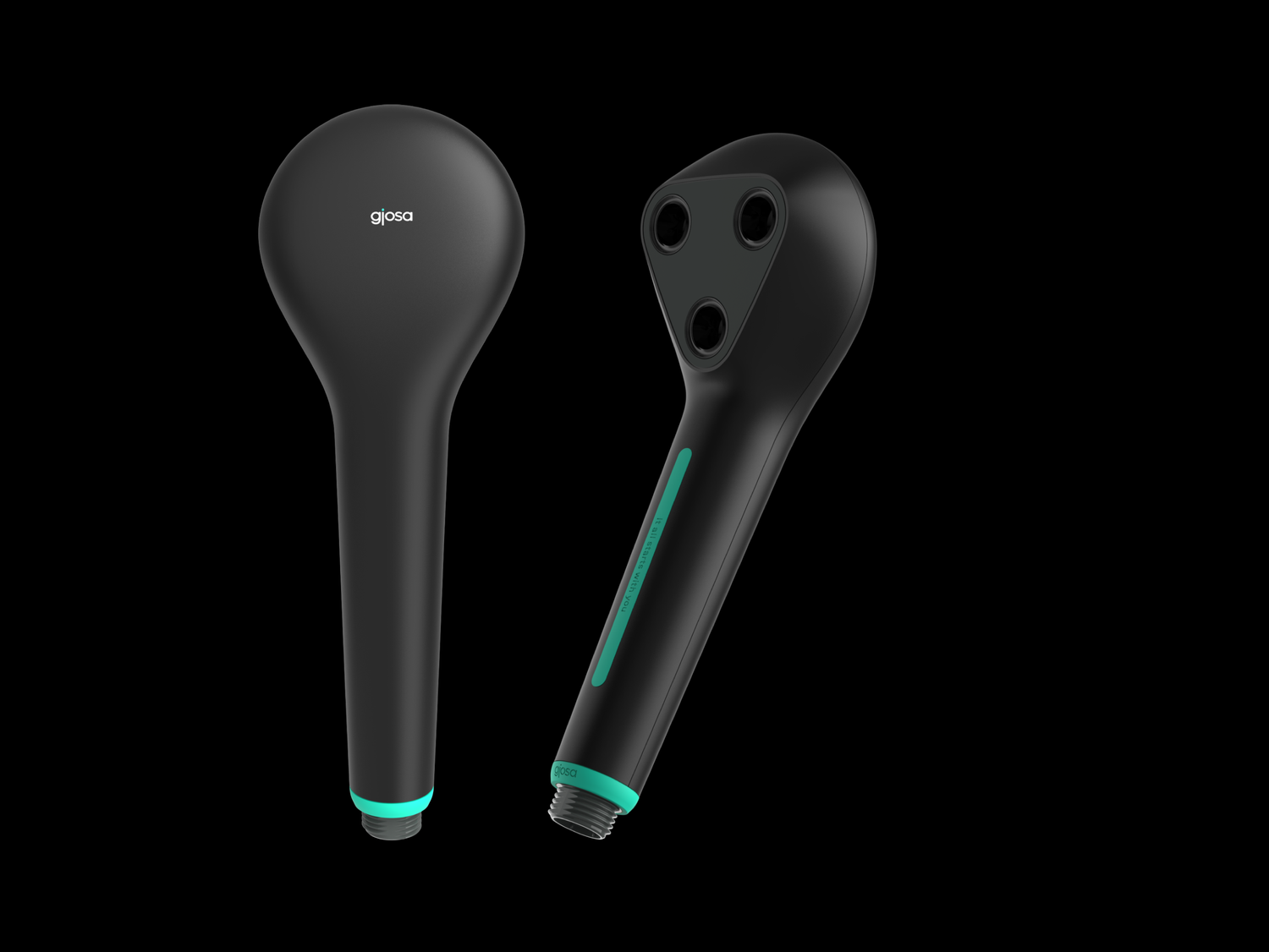 POMMEAU DE DOUCHE ECONOMIQUE GJOSA GS3 BLACK