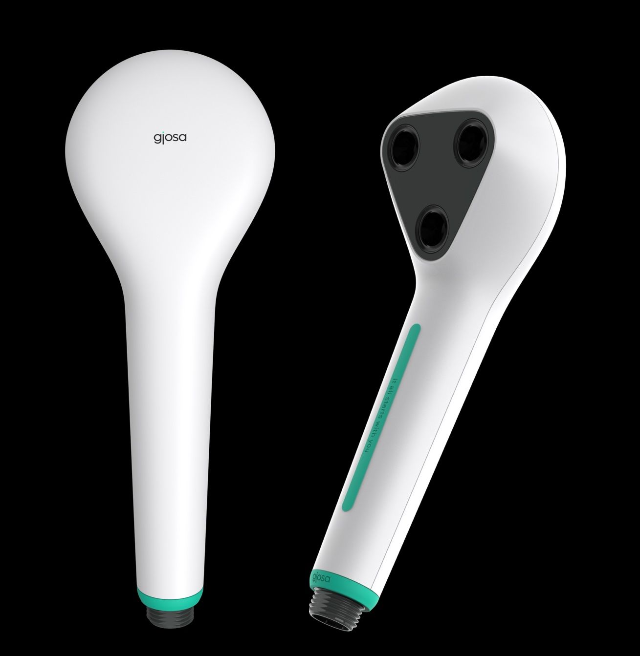 POMMEAU DE DOUCHE ECONOMIQUE GJOSA GS3 WHITE