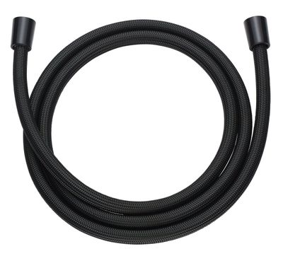 FLEXIBLE DE DOUCHE CHROMALUX ZERO NOIR 180CM - avec régulateur de débit 9L/min max.