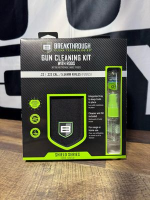 Breakthrough Clean Technologies Shield Series Stainless Steel Rod Cleaning Kit, .223 Caliber & 5.56mm