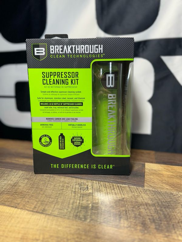 Breakthrough Clean Technologies Suppressor Cleaning Kit, 16oz.