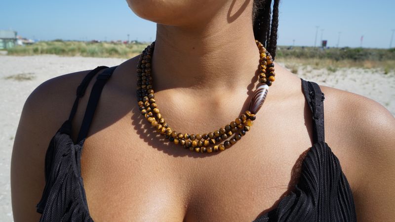 Tijgeroog Agaat Ketting