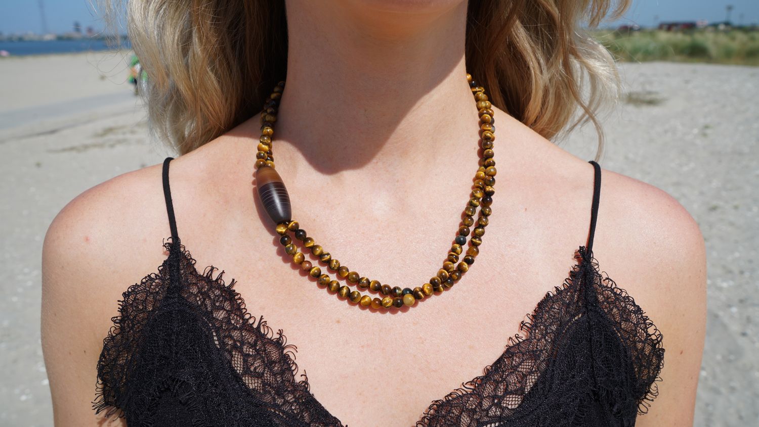 Tijgeroog Agaat Ketting