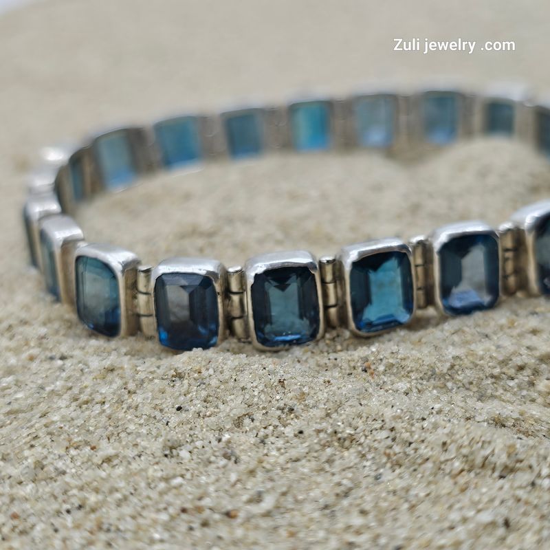 Aquamarijn Armband