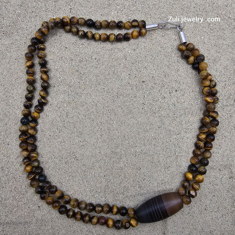 Tijgeroog Agaat Ketting