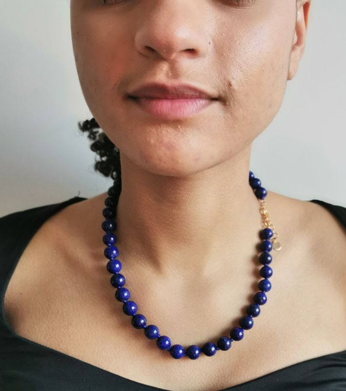 Lapis Lazuli in goud