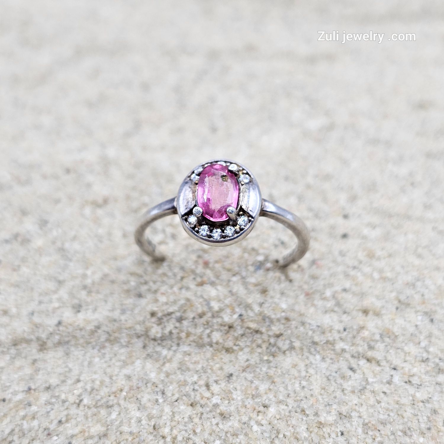 Toermalijn Roze Ring