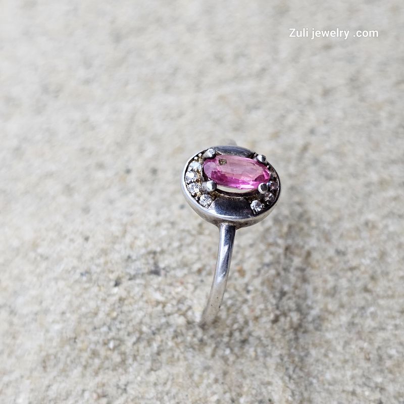 Toermalijn Roze Ring