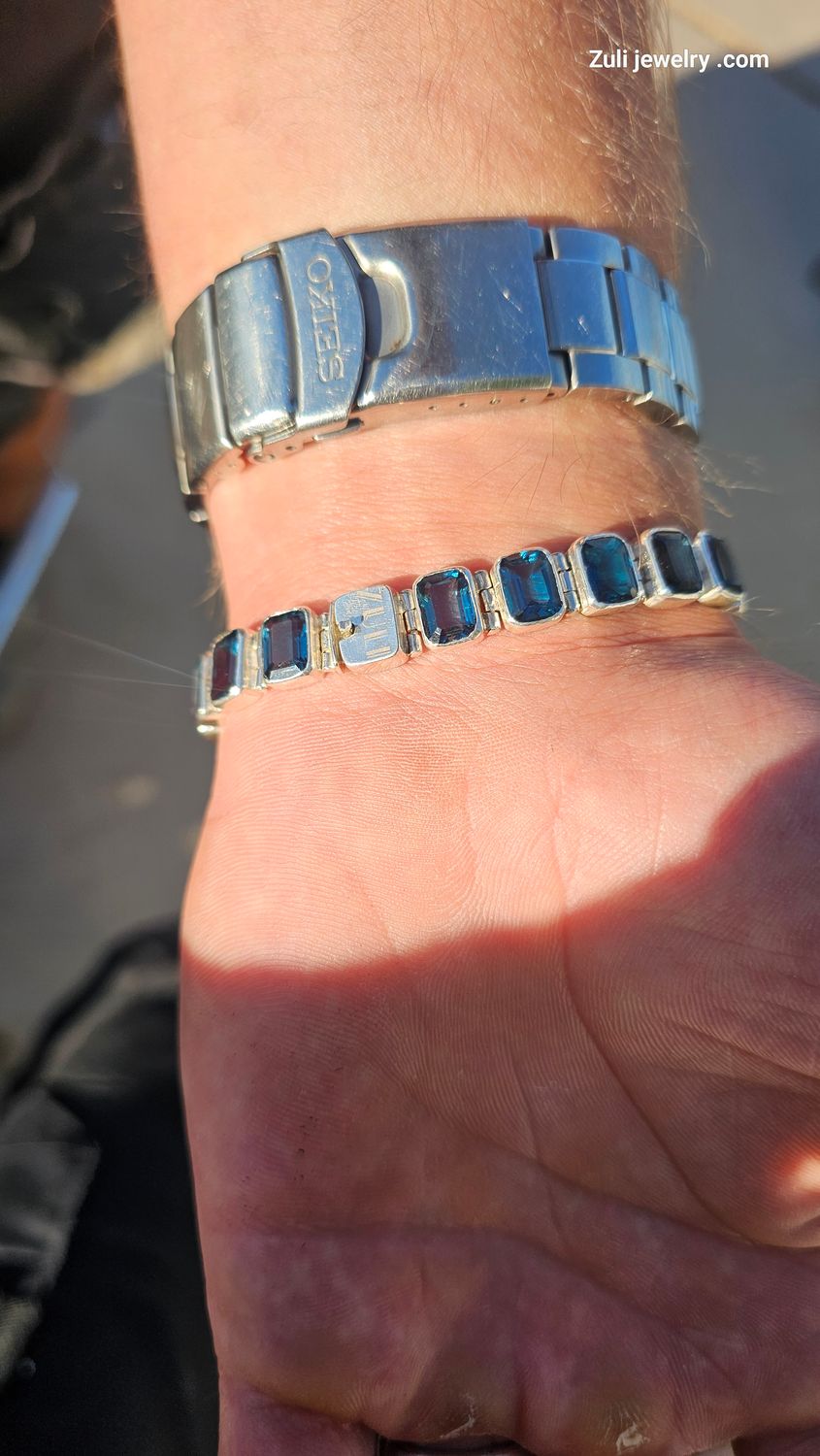 Tennisarmband London Topaas