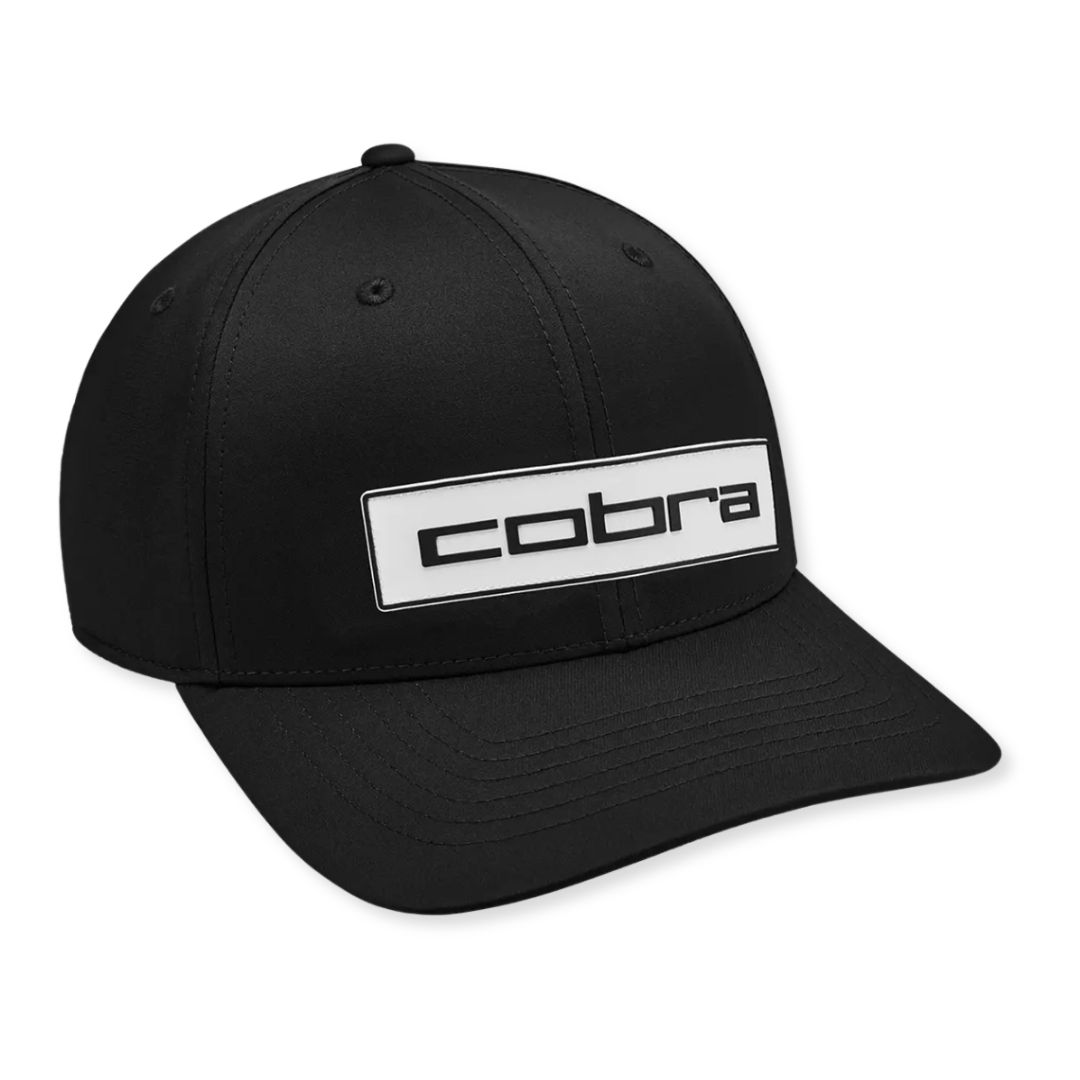 Cobra Golf Tour Tech Cap, Color: Black/White