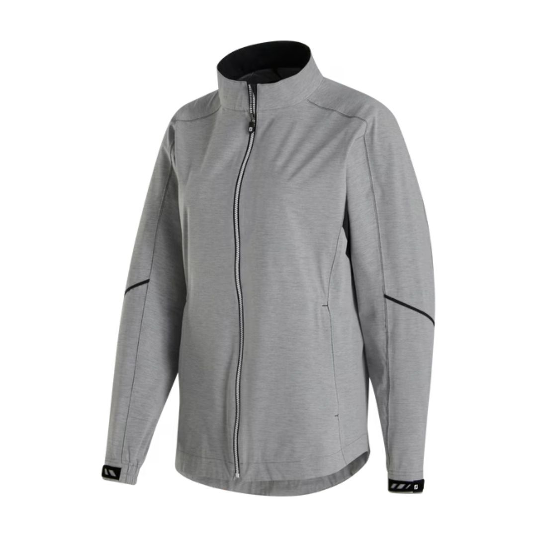 FootJoy Women’s HydroLite Rain Jacket, Color: Heather Gray, Size: Large